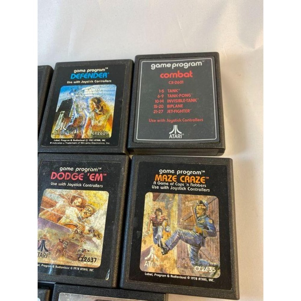 80’s Vintage Atari-Tele Game Bundle-Serious Inquir - Picture 4 of 6